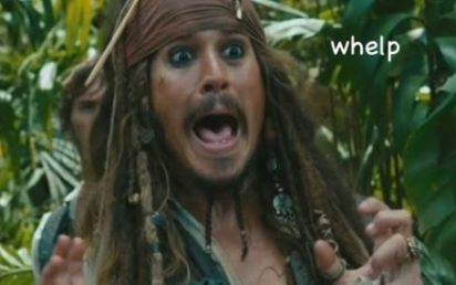 Captain Jack Sparrow, pleasantly bewildered